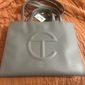 Telfar Grey Medium Shopping Bag NWT